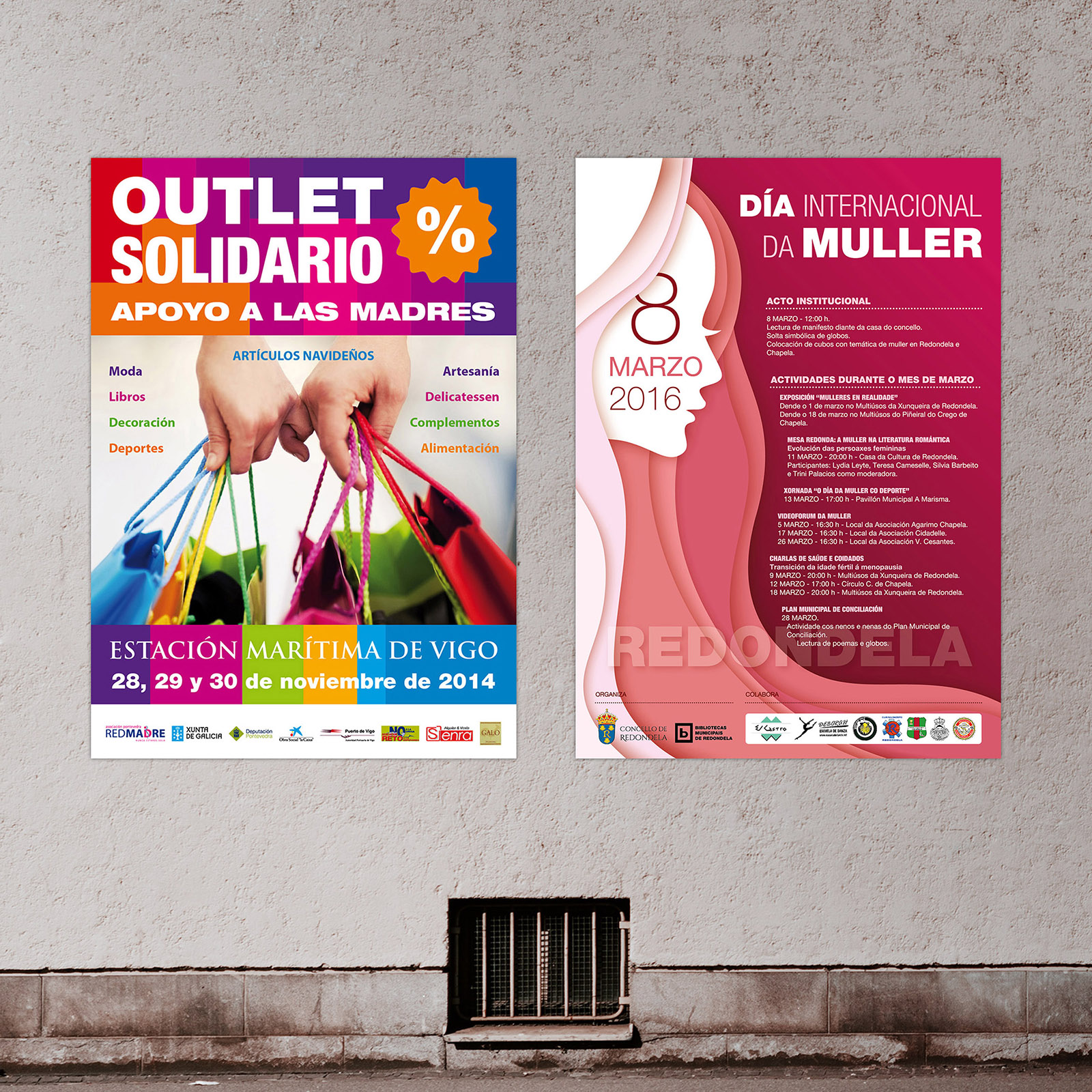 Campaña Comunicación Social Institucional Redondela Vigo Pontevedra Diseño Publicidad Marketing Web Evento cartel