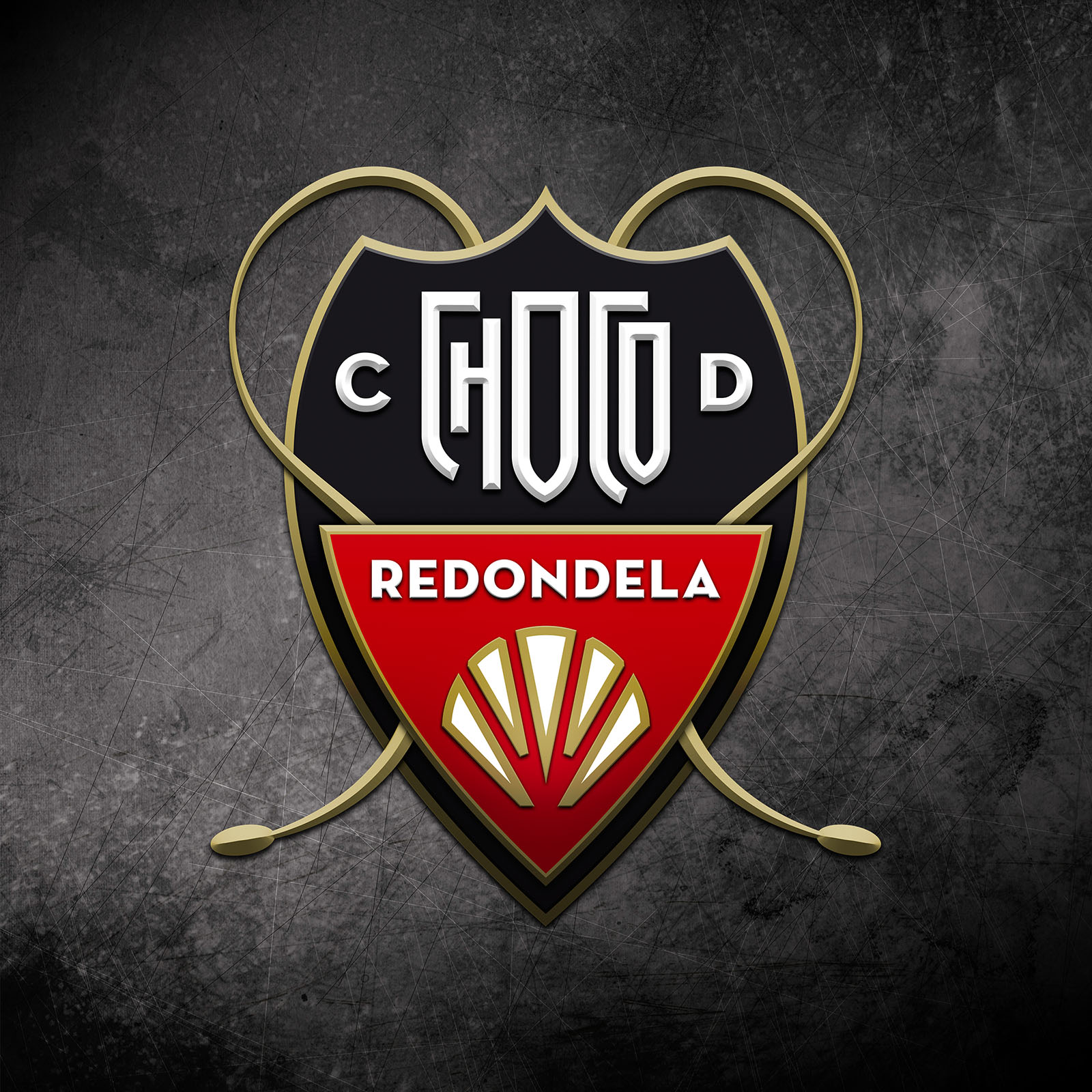 Diseño Logo Marca Escudo CD Choco Redondela Deporte