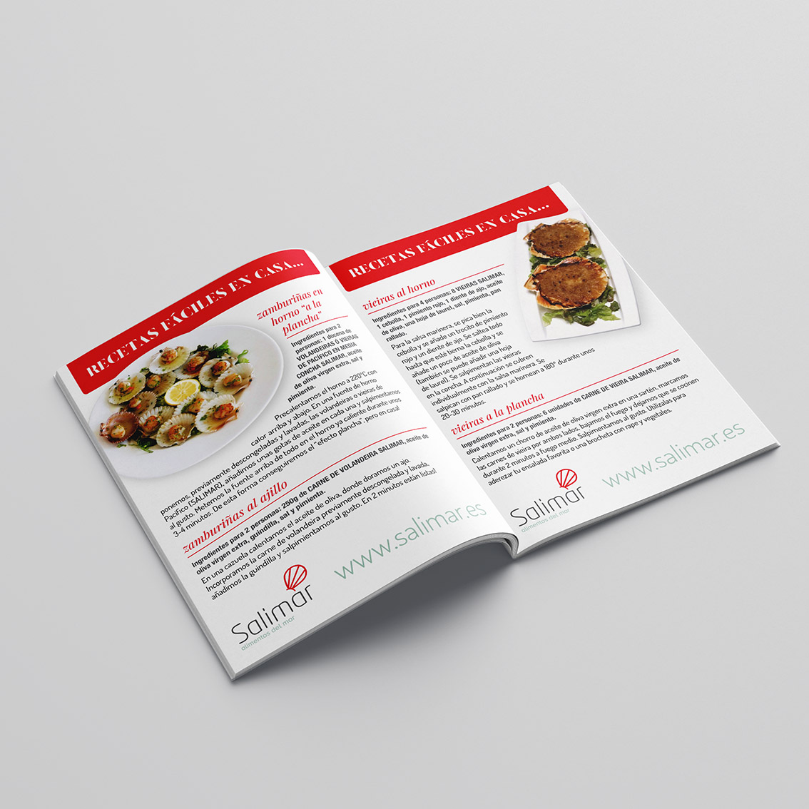 Diseño Publicidad Marketing alimentación folleto