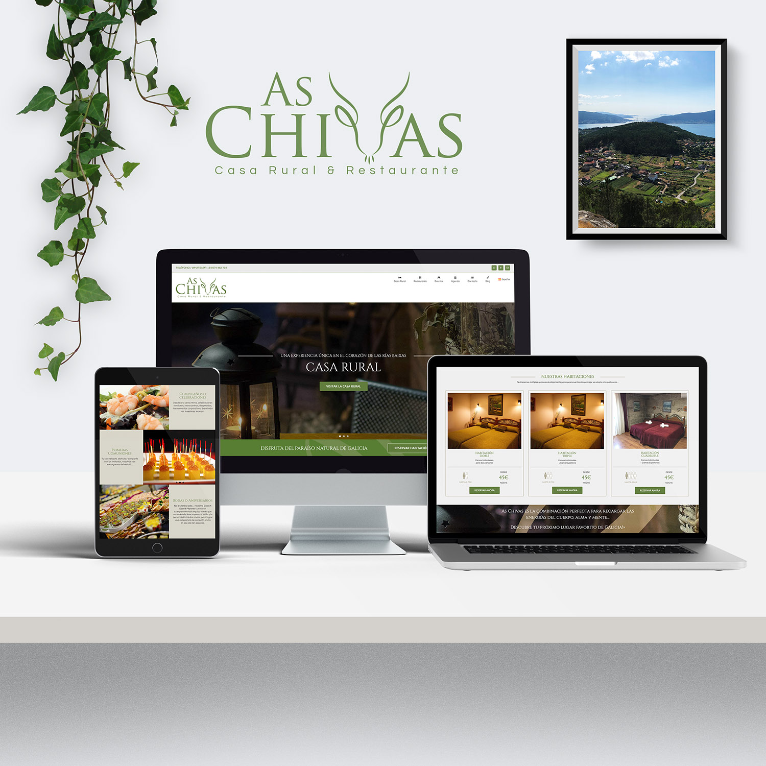 Diseño Publicidad Marketing Web Dominio Hosting Redes Sociales página web diseño web hostelería hotel