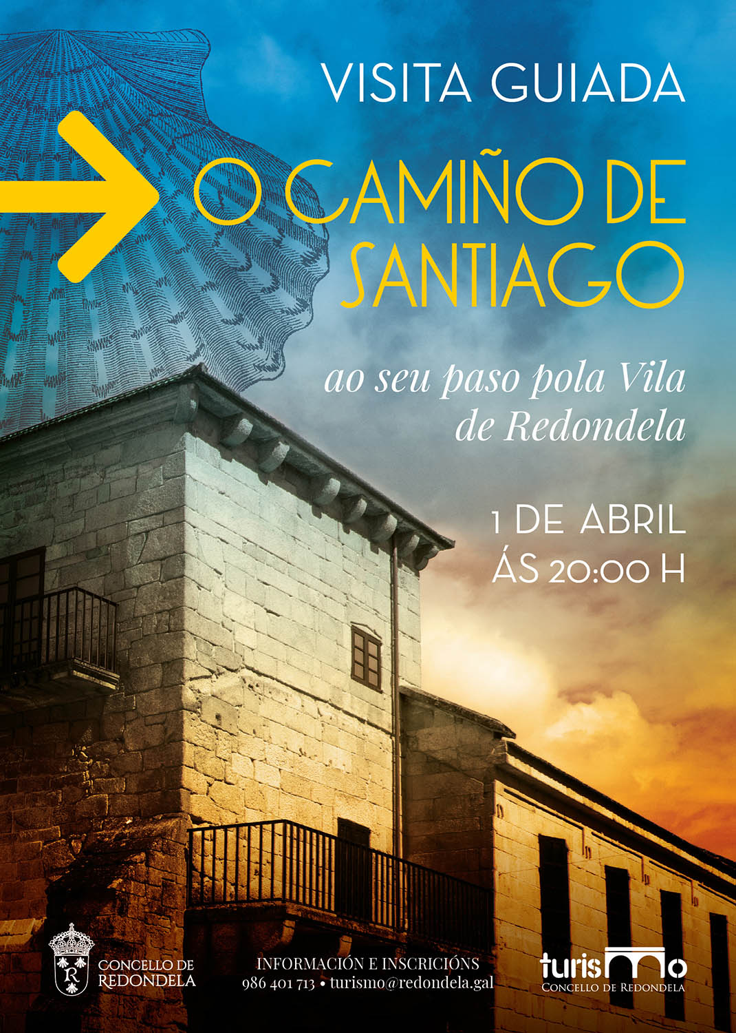 Redondela Pontevedra Diseño Publicidad Marketing Evento cartel cultura visita guiada