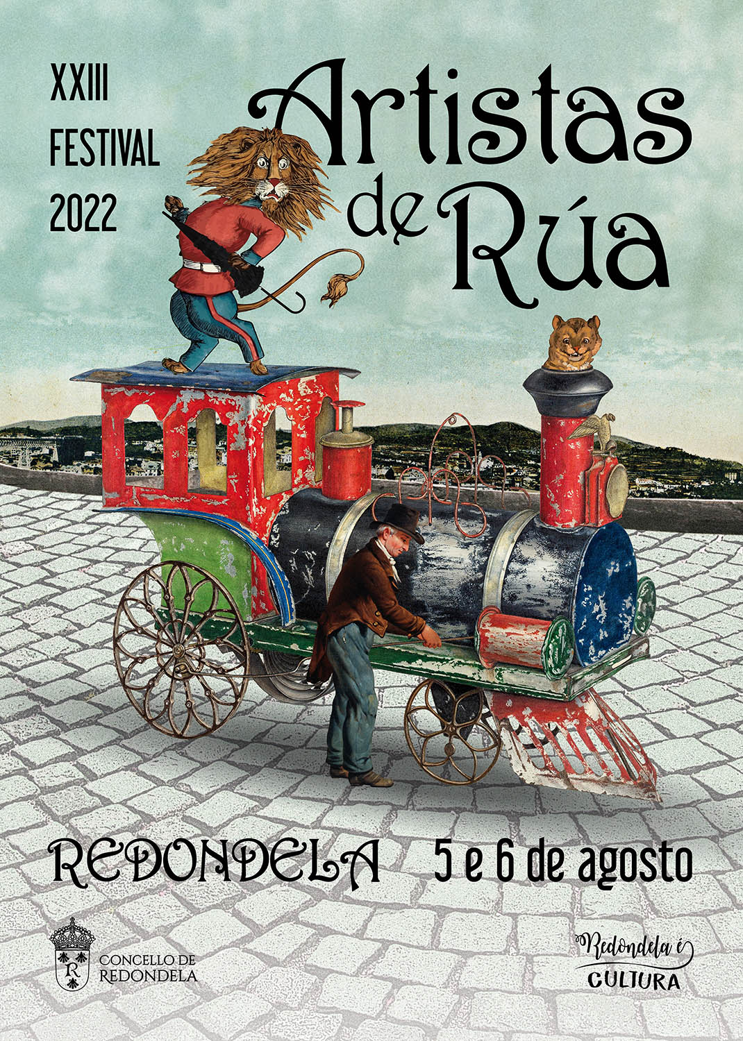 Campaña Artistas de Rúa Redondela Pontevedra Diseño Publicidad Marketing Evento cartel cultura