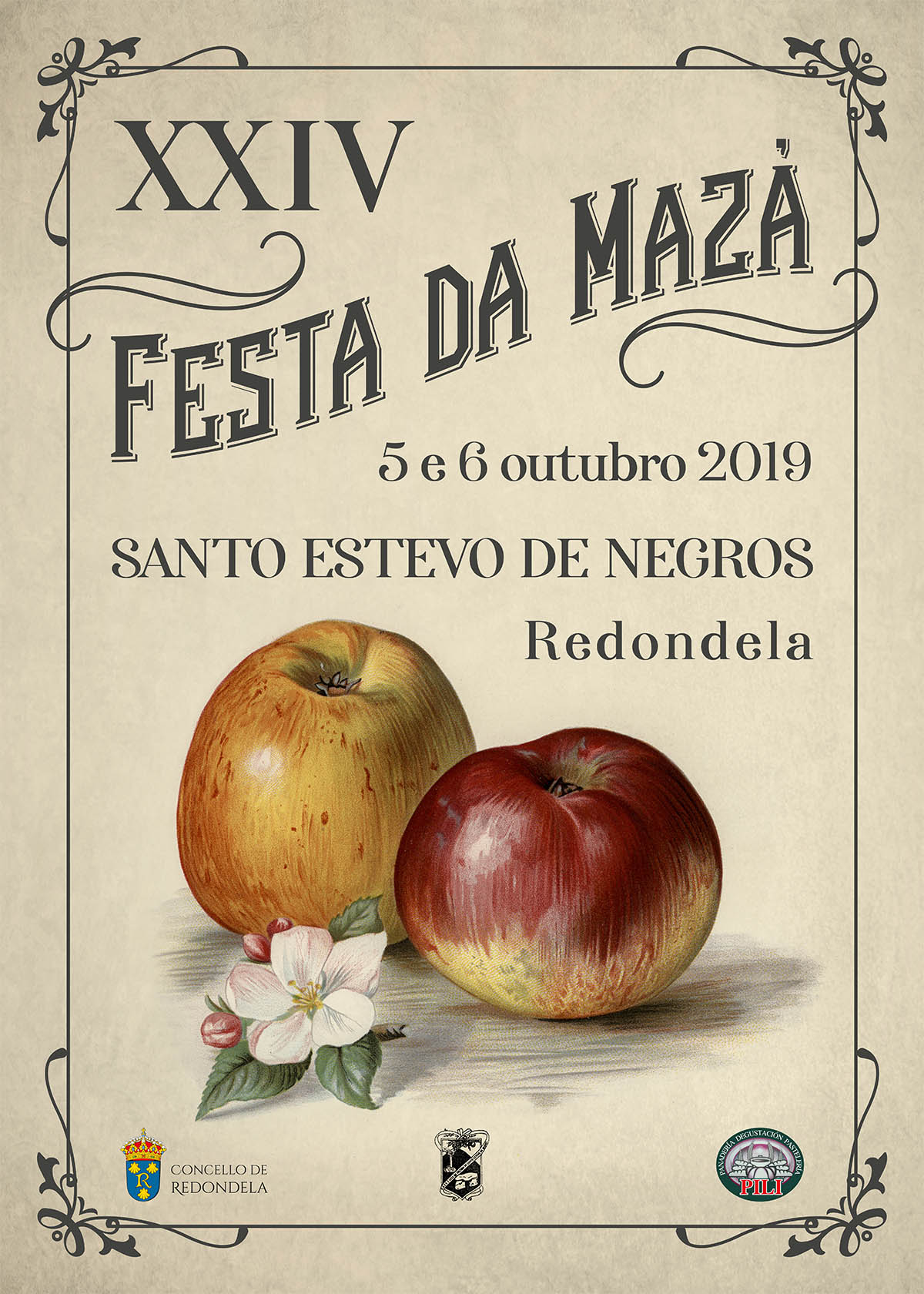 Campaña Festa da maza manzana Redondela Pontevedra Diseño Publicidad Marketing Evento cartel