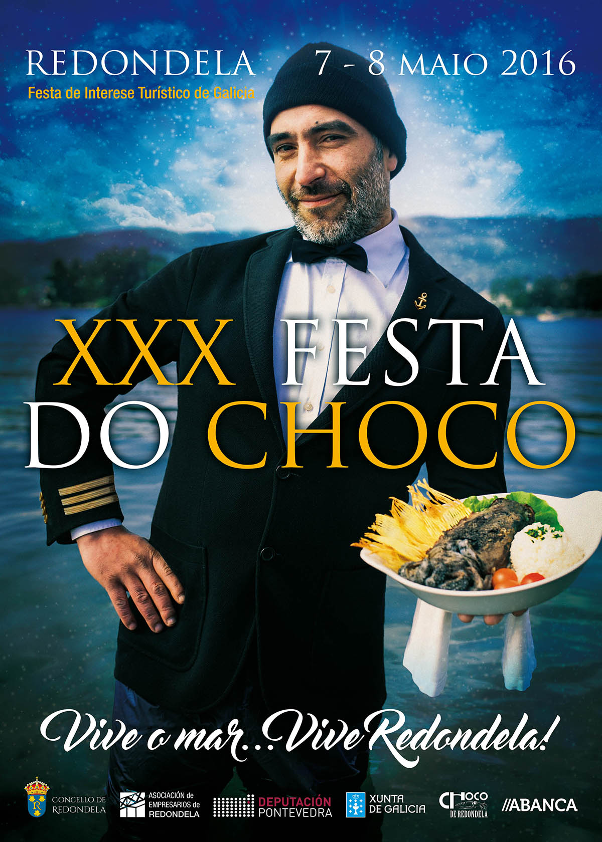 Campaña Festa do Choco de Redondela Pontevedra Diseño Publicidad Marketing Evento cartel