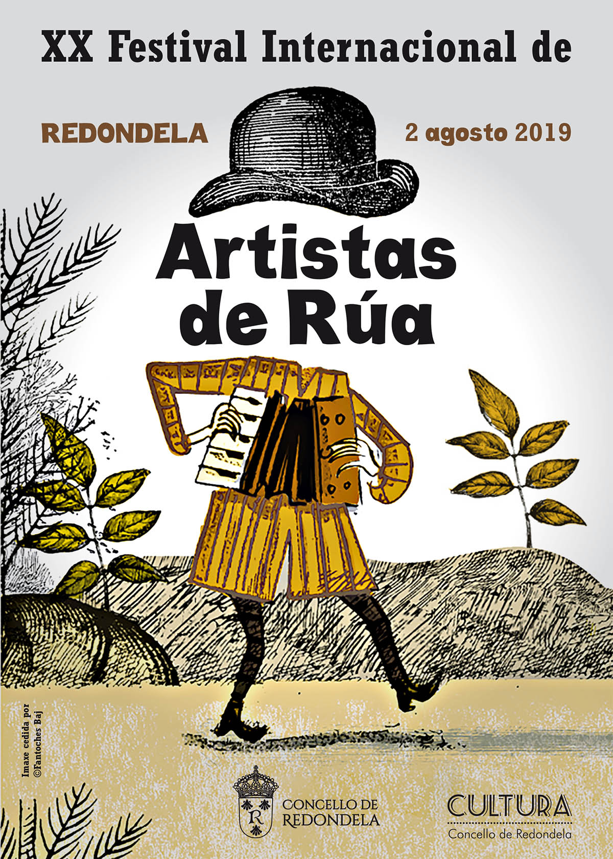 Campaña Artistas de Rúa Redondela Pontevedra Diseño Publicidad Marketing Evento cartel 2019 cultura