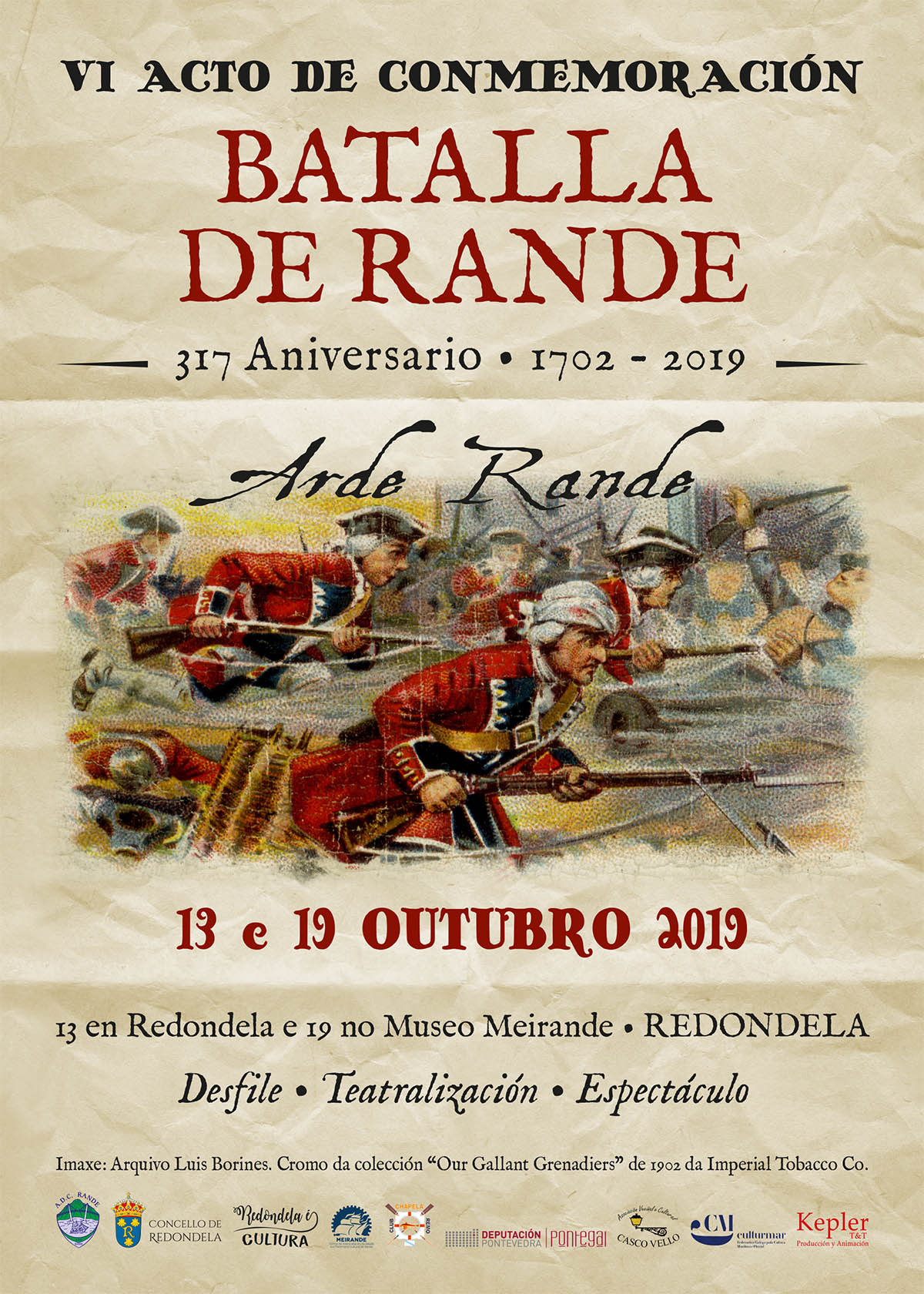 Campaña Batalla Rande Redondela Pontevedra Diseño Publicidad Marketing Evento cartel 2019 cultura